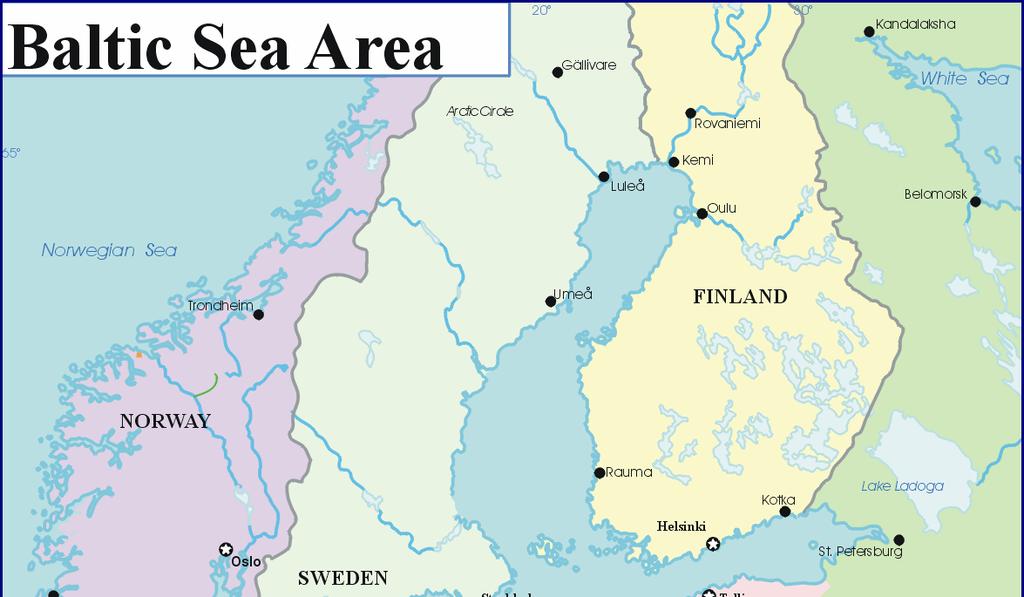 1. Das Ostseegebiet als Europäische