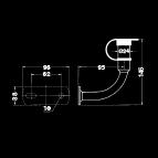 DIN 72 591 Valtra Gerade mit 300 mm Kabel