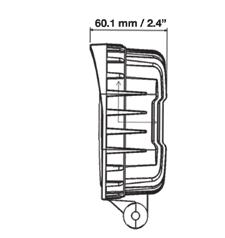 12-36V 69K Open end 280 mm 125 x 125 x 60 mm 9 x LD 20 W -30 C til +50 C Flood 098 174 140 12-36V 69K Open end 280 mm 125