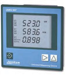 UMG 507 PQM Power Quality Monitoring Kontinuierliche Messung und Ethernet Netzanalysatoren der Produktfamilie UMG 507 sind für den Einsatz in allen Netzebenen geeignet.