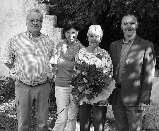 INFORMATIONSBLATT DER GEMEINDE WENNS 22 Die Gemeindevertretung gratulierte ELSA SCHLATTER zum 85.
