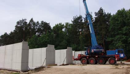 Mauerwerk Innenschale Maueranschlussschiene im Wandelement.