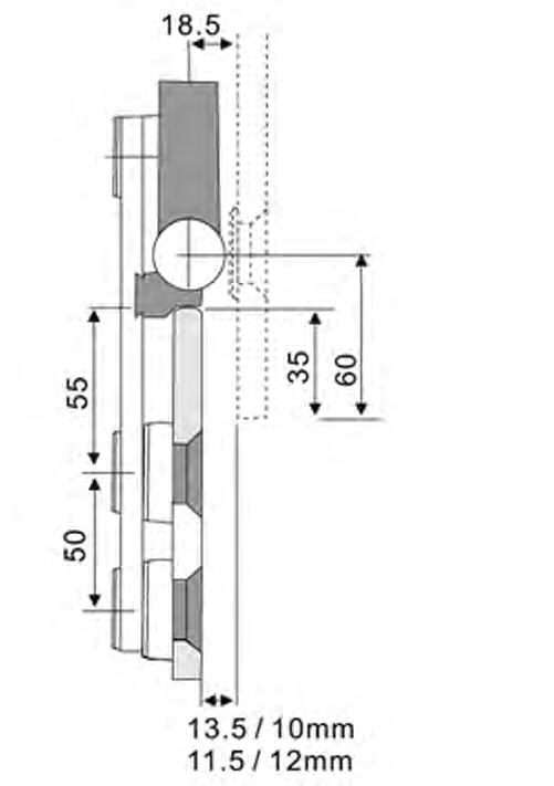 Türbreite B = Türhöhe C = Glasdicke Noch mehr