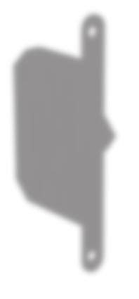 Stossgriffe / Knöpfe / Schiebetürmuscheln Messing EF-sat Schiebetür-Einsteckschloß Stulp Messing, mit Hackenfalle, Stiftnuß und