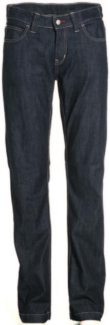 Damen-Stretch-Jeans mit normaler Taillenhöhe und weit im Bein. Jeweils 2 Taschen vorne und hinten. Fester Bund mit Gürtelschlaufen. 98 % Baumwolle/2 % Spandex.