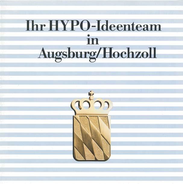 April 1989 einen Tag der offenen Tür. Außenansicht der Hypo-Bank-Filiale in Augsburg-Göggingen in der Bgm.