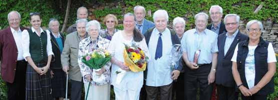 Die besten Glückwünsche gab es auch für Lore und Otto Weinmeister anlässlich ihres Goldenen Hochzeitsjubiläums. Auch im August gratulierte Bgm.