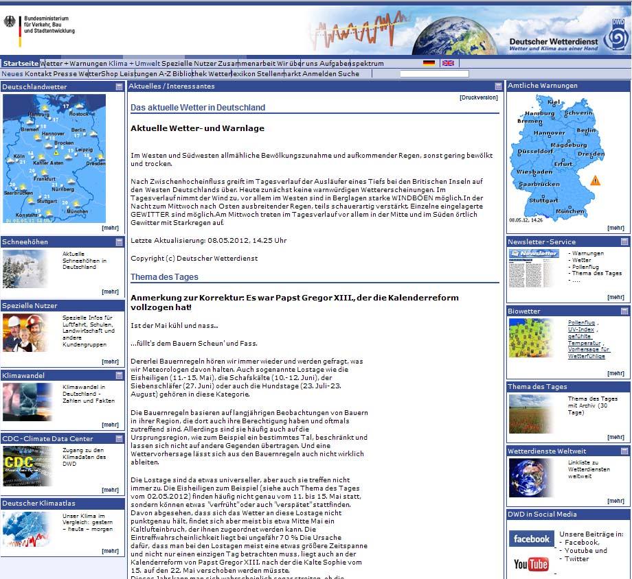 Bereitstellung von historischen Klimadaten 1 Messnetz 2 Messparameter 3 Entgelte 4 Online (frei) verfügbare Daten Fachtagung Regionalmonitoring 11.05.