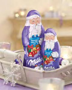 84 WEIHNACHTLICHE PRÄSENTE Milka Weihnachtsmann (50 g) neu Schokoladiges Geschmackserlebnis!
