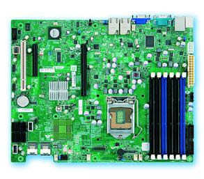 Intel Single Xeon Kompakt Rack-Server 1 HE Supermicro X8SIE/SI6/SIL Single-Prozessor Server-Mainboard, Intel 3400/3420 Chipsatz Intel Single Xeon 3400 Dual/Quad-Core Prozessor bis 3.
