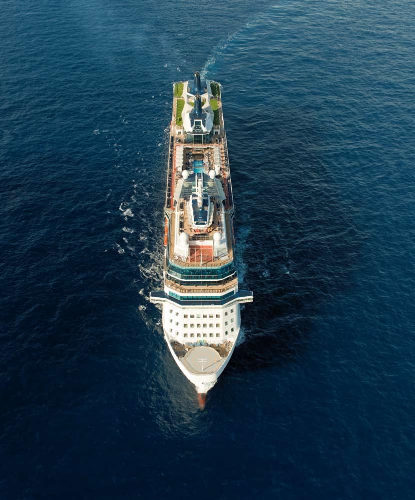 82 umweltfreundlicher Kurs In Papenburg gehen Innovationen vom Stapel. Denn die Meyer Werft hat im Auftrag der weltweit renommierten Kreuzfahrtreederei Royal Caribbean Cruises Ltd.
