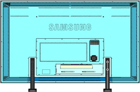 Technical Document (3) -. Vesa Size (i*h): 800.0mm 400.0mm LH70TC SPECIFICATION Samsung Electronics Co. h. User Controls, Switch and Connectors.. Front. PowerOn/Off. PIP 3. SOURCE 4. ENTER 5.