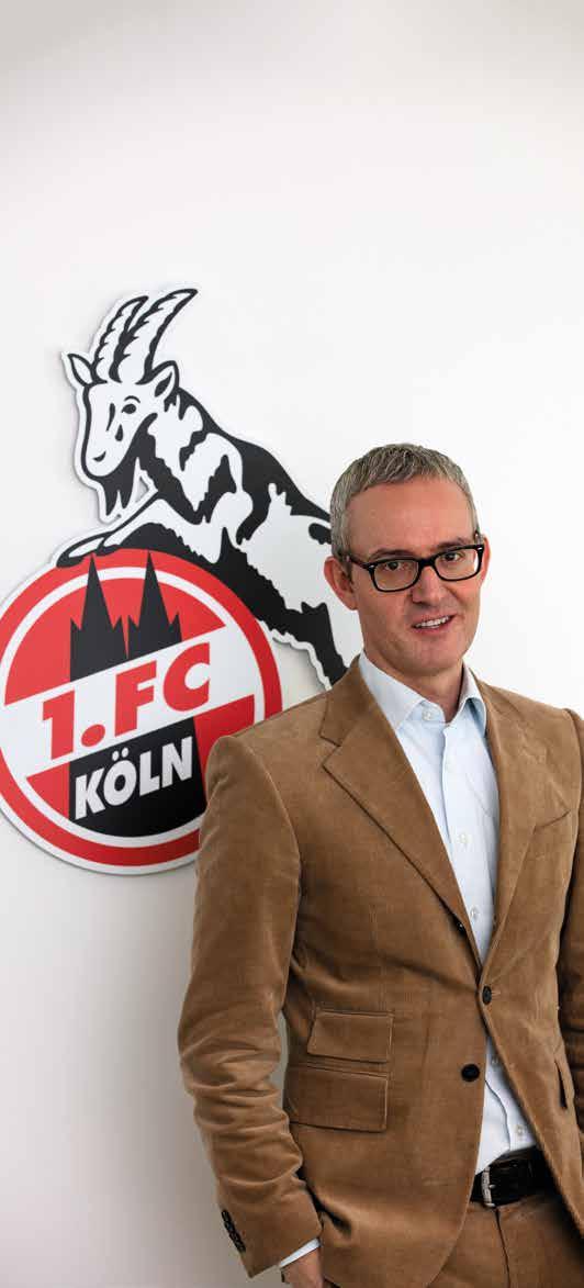 Geld & Geschäft SPORTLICH UND FINANZIELL: LÄUFT BEIM FC! Alexander Wehrle ist als Geschäftsführer beim 1. FC Köln maßgeblich verantwortlich für die Kehrtwende bei den Geißböcken.
