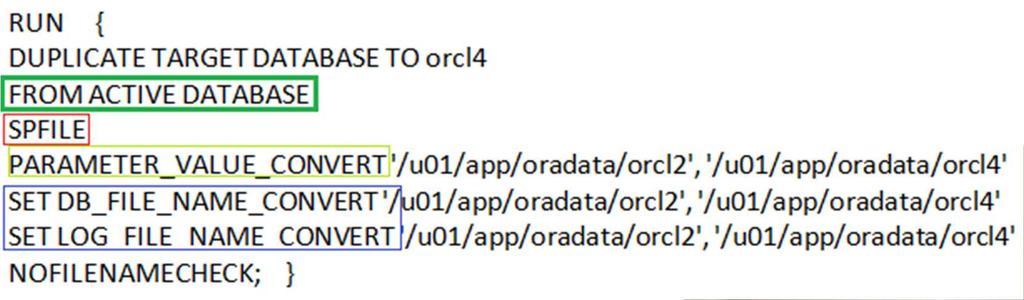 Active Database Duplication Die