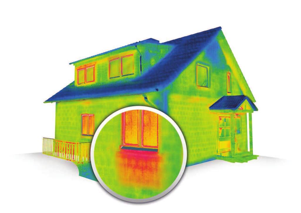 Thermografie Gaubenanschlüsse Luftundichtheiten führen neben Wohnkomfortmängeln und Wärmeverlusten auch zu bauphysikalischen Problemen wie z.b. Kondenswasserausfall in der Dämmung.