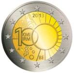 Mio 2 Euro: 10 Jahre Euro-Bargeld Ausgabedatum: Jänner 2012