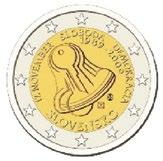 2-Euro-Umlauf-Gedenkmünzen Slowakei 2 Euro: 10 Jahre WWU