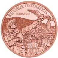 Österreichische Sammlermünzen Kupfermünzen zu 10 Euro
