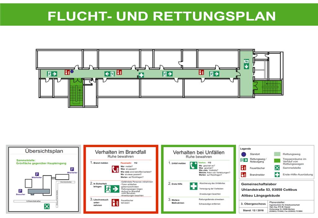 Brandschutz ins Arztpraxen Welche Brandschutzzeichen gibt es und muss ein Flucht- und Rettungsplan