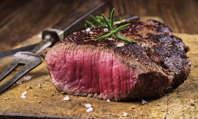 Fleischspezialitäten H ochgenuss erleben mit H EINE's saftigen Fleischspeisen Rib Eye Steak PremiumQualität Aus dem inneren Kern der