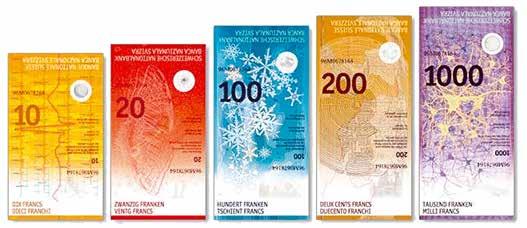 Beschreibe so exakt wie möglich! Neue 50er-Geldnote der Schweiz.