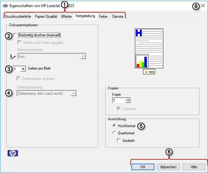 Abbildung 14 - Anwendungsfenster anordnen Dialogfenster Immer, wenn Windows zusätzliche Informationen zur Ausführung von Befehlen benötigt, werden Dialogfenster eingeblendet.