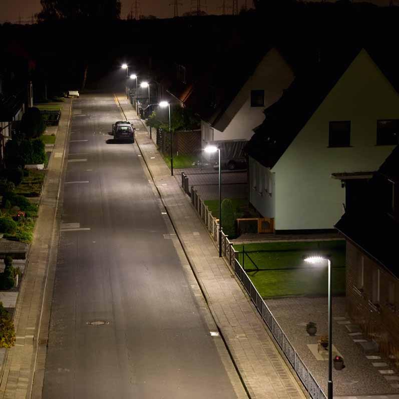 Lichtverteilungen Eco StreetLine Park Beispiellichtverteilungen 21 W / 1.