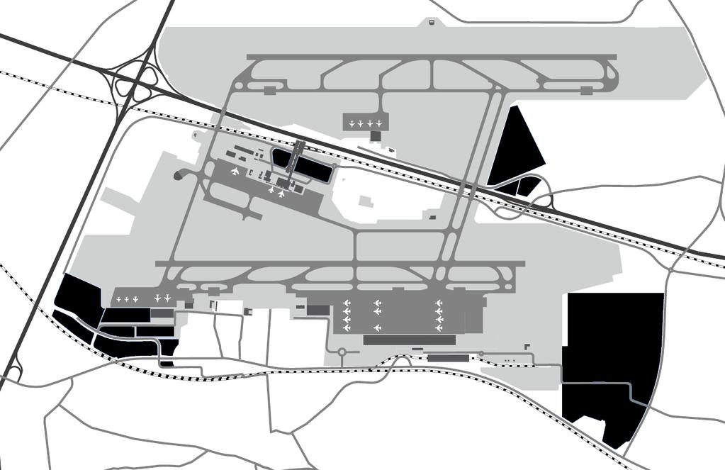 Flächenentwicklung Überblick Airport Campus Business Park Airport Nord