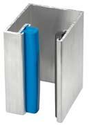 Stahl verzinkt mit Sturmhaken 100 ASR Einwandige stranggepresste Aluminium-Profile, Standardoberfläche Alu
