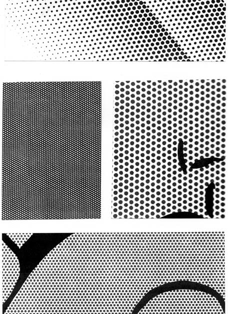Pop-Art-Landschaft Material: Zeichenpapier (weiß, DIN A4) Tonpapier (schwarz, grau, DIN A4) Bleistift schwarzer Filzstift Schere Klebestift 1.