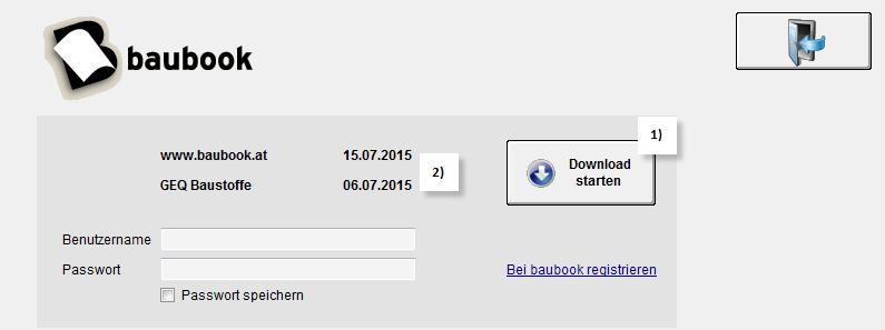 17 Baustoff-Import Im Menüpunkt EXTRAS können Sie die Baustoffdatenbanken aktualisieren. Wählen Sie dazu Baubook-Import bzw. BPHDB -Import (BPHDB = Bauphysikalische Datenbank).