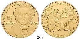 Rudolf II. Gold. 8,0 g fein. KM 3012. PP 343,- 200 500 Schilling 1994.