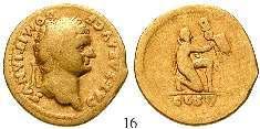 Im Namen Antiochos II. Büste Diodotos I. r. mit Diadem / Zeus l., mit Blitz und Aegis, Adler zu seinen Füßen. Gold. Sear 7497. Prüfhieb, f.vz 2.