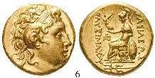 Gold. Price 180. kl. Schrf. auf Vs., f.st 5.000,- 11 Nero, 54-68 Aureus 64-65, Rom. 7,03 g. Kopf r.