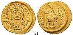 leichte Prägeschwäche am Rand; Kratzer auf Rs., vz-st 800,- 28 Solidus 654-659, Constantinopel. 4,36 g.
