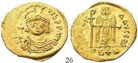 st 750,- 21 Solidus 567-578, Constantinopel. 4,44 g.