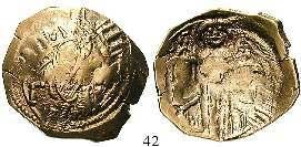 f.vz/vz 4.250,- 38 Nicephorus III., 1078-1081 Histamenon nomisma 1078-1081, Constantinopel. 4,11 g.