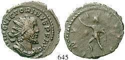 vz+ 95,- 644 Victorinus, 269-271 AE-Antoninian 3. Jh., Trier. 2,57 g.
