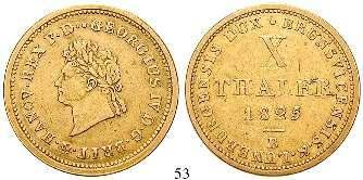 , 1727-1760 1/2 Goldgulden (1 Taler) 1750, Hannover S. 1,63 g. Büste l. / Wert. Gold. Friedb.