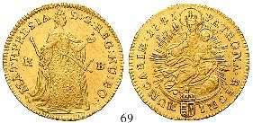 Gold. Friedb.171; Herinek 165. Vs. min. berieben, vz 1.375,- ROSTOCK, STADT 60 Dukat 1636. 3,56 g. Gold.