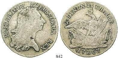 11,57 g. Brb.   ss 135,- 846 Reichstaler 1790, Berlin A. Dav.2597; J.23.