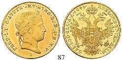 vz 580,- 77 Dukat 1791, Kremnitz. Stehender Herrscher. Gold.