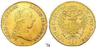Gold. 3,44 g fein. Friedb.210; Huszar 1921; Schl.12.