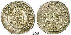 Am Kleid nur einmal drei Punkte. Cach 296. f.vz 420,- 962 Bretislav I., 1037-1055 Denar 1037-1050, Prag. 1,06 g.