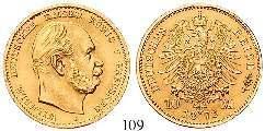 Gold. J.244. feine Kratzer, ss-vz 400,- 113 20 Mark 1877, A.