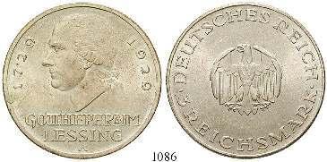 vz-st 180,- 1097 3 Reichsmark 1929, A. Waldeck. J.337.