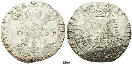 1266 Patagon 1633, Brüssel. Astkreuz / Wappen. Delm.295.