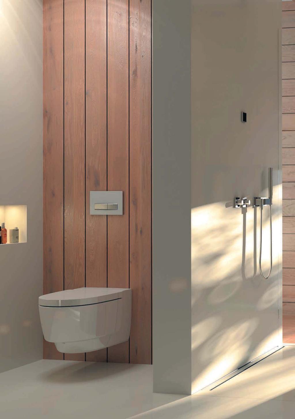 10 Wenn es um Hygiene und Sauberkeit geht, macht ckelte Technologie ermöglicht eine fast vollständige Selbstreinigung der AquaClean Dusch-WCs. de Übergänge zeichnen die Dusch-WCs aus.