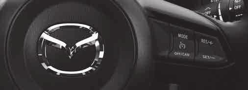 für das Fahrerfenster Mazda Audio-System mit Radio, USB-/AUX-Anschluss und Lenkradbedientasten Motor Start-/Stop-Knopf