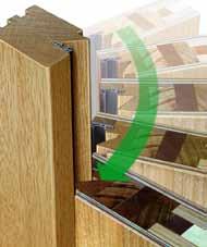 Der Sicherheits-Keilfalz - verhindert das Aushebeln der Tür Für Aluminium-Holz-Haustüren